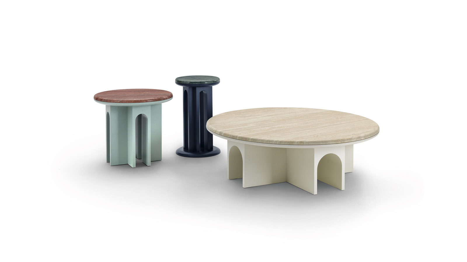 arflex-Arcolor-smalltable-service-round-design-Jaime-Hayon-marble-Carrara-Marquinia-Quarzite-silver-Travertinestone-living-office-hospitality-project-luxury-madeinitaly-modern-contemporary