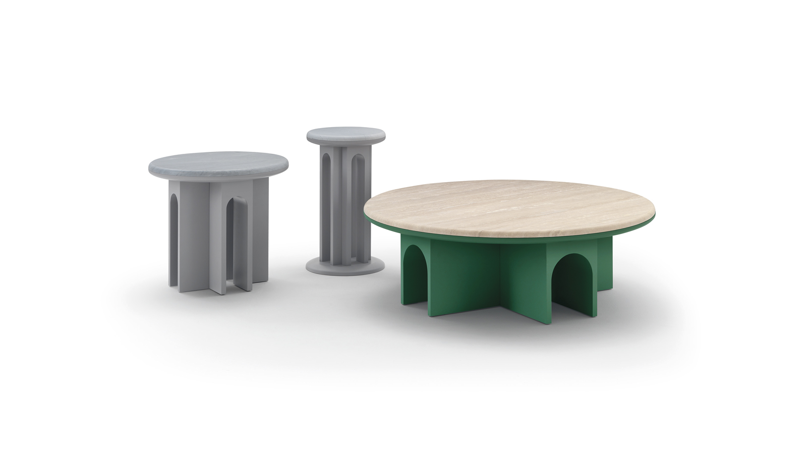 arflex-Arcolor-smalltable-service-round-design-Jaime-Hayon-marble-Carrara-Marquinia-Quarzite-silver-Travertinestone-living-office-hospitality-project-luxury-madeinitaly-modern-contemporary